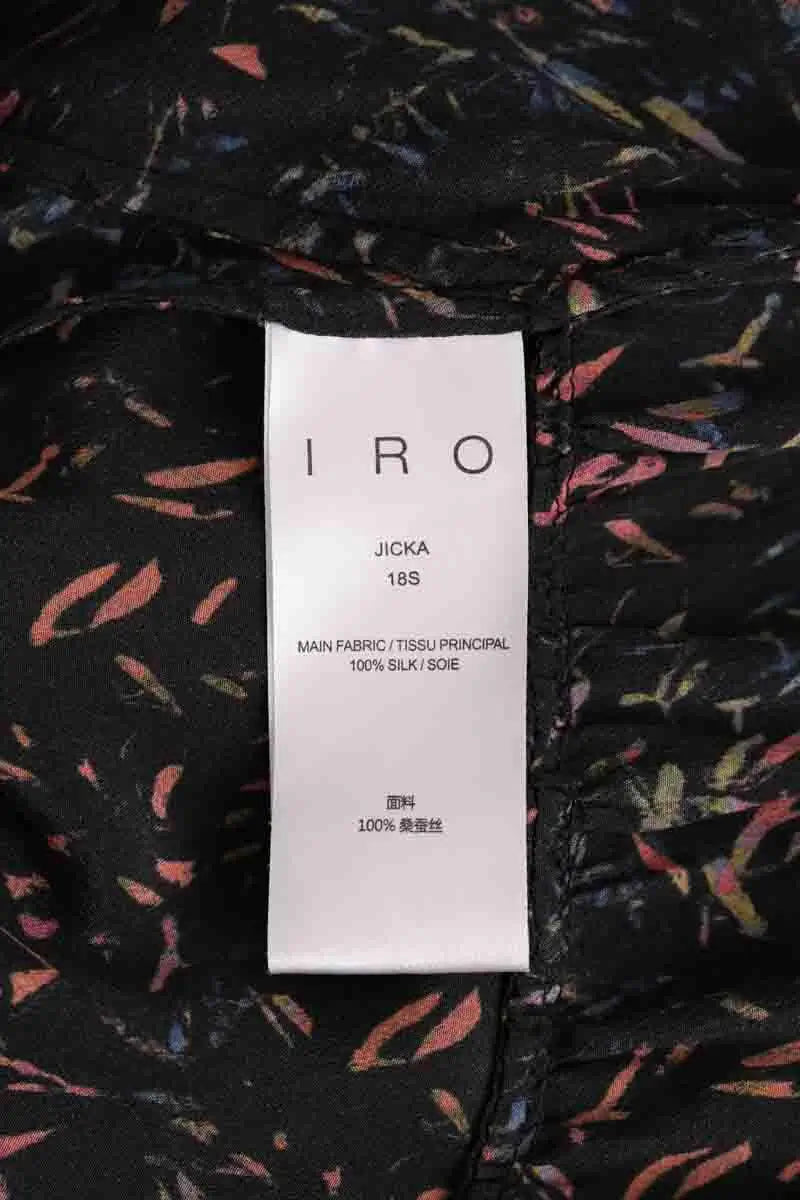 Robe Iro Noir en Soie