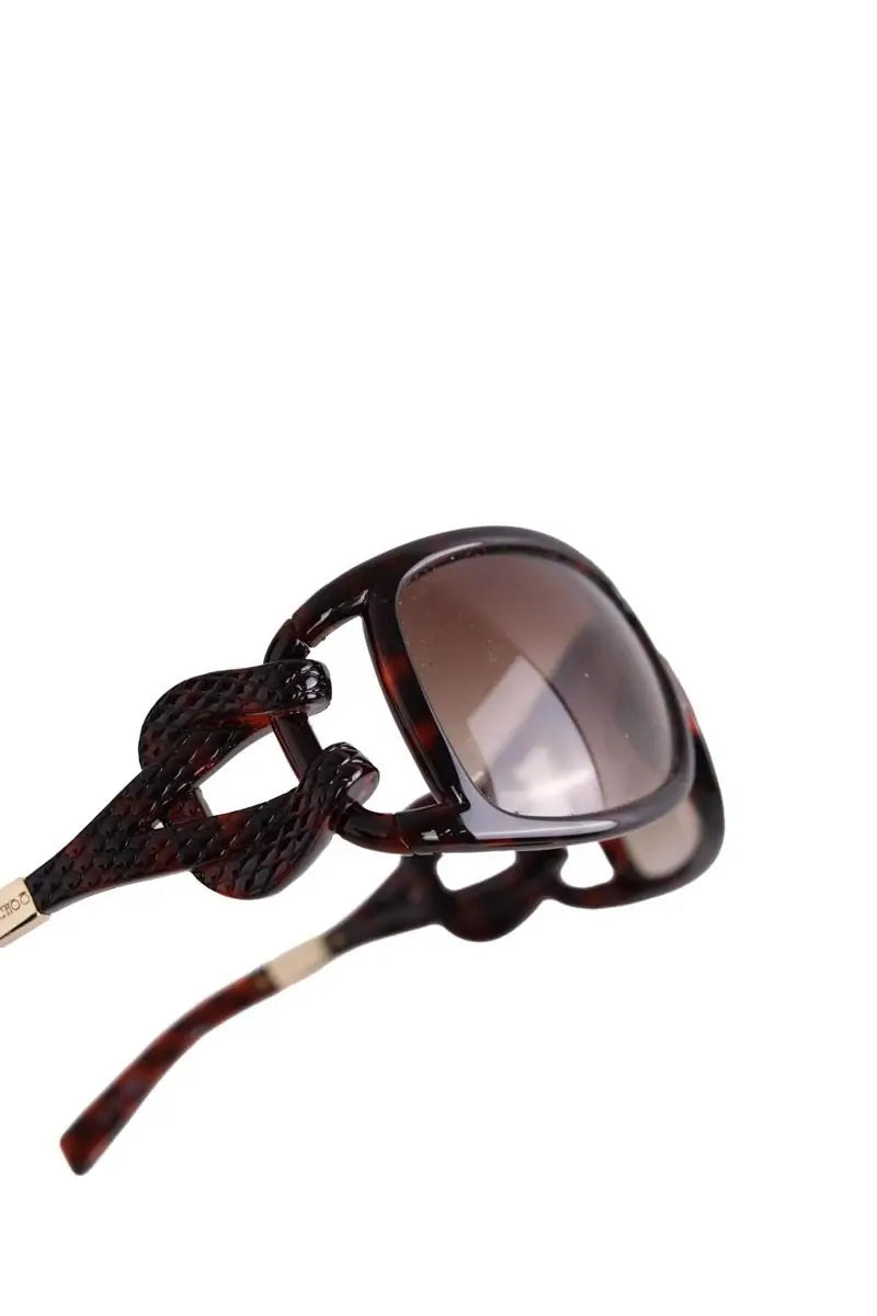 Lunettes de protection Jimmy Choo Marron en Plastique