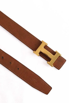 Ceinture Hermès Marron en Cuir