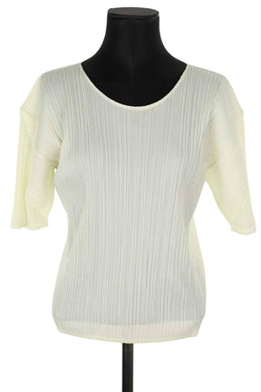 Top Pleats Please  Blanc