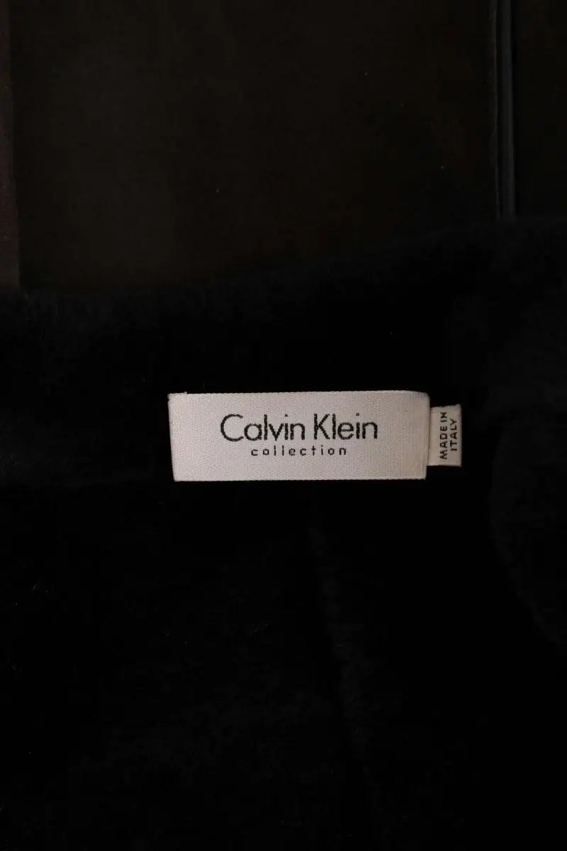 Manteau Calvin Klein Marron en Cuir