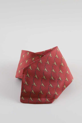 Cravate Hermès  Rouge