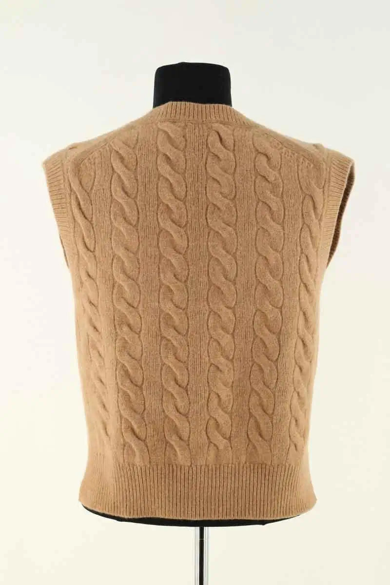 Top sans manche Ralph Lauren Beige en Coton