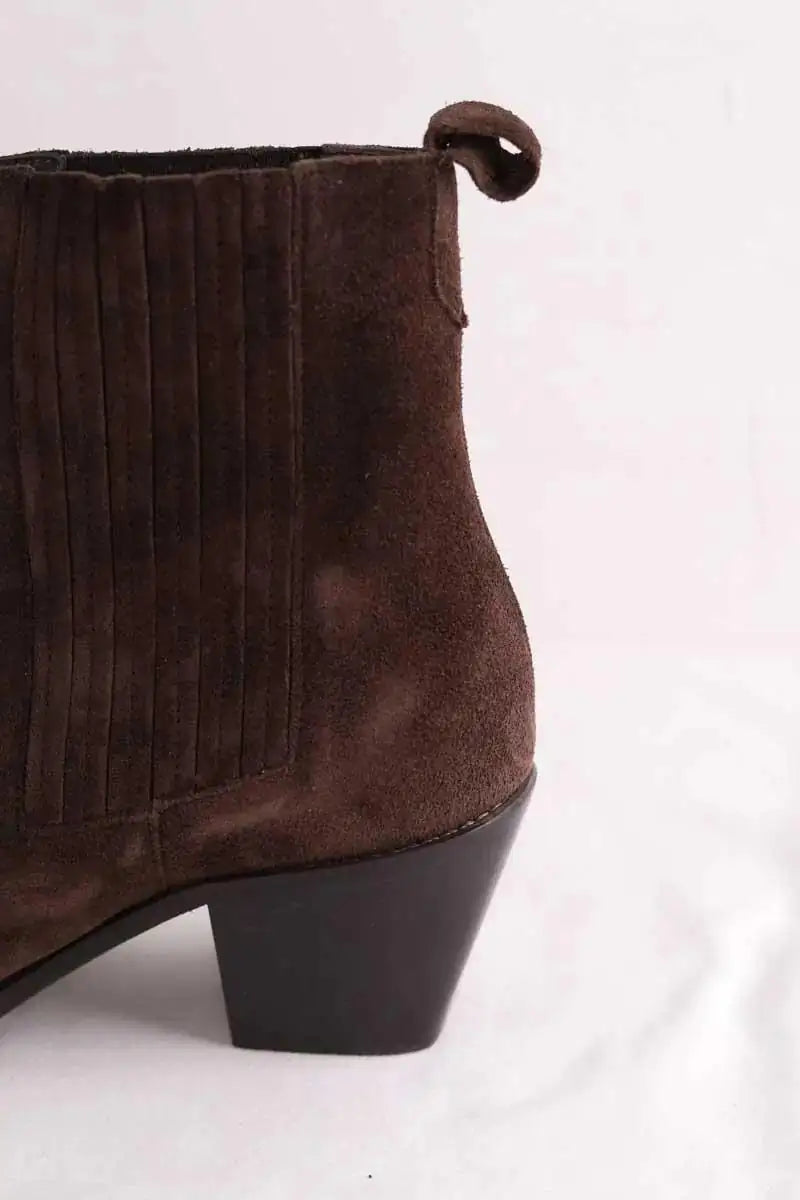 Boots LK Bennett Jolene Marron en Daim