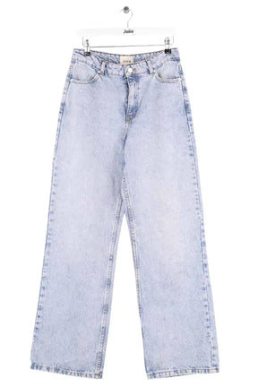 Jean large Sézane Bleu en Coton, taille M - Seconde Main