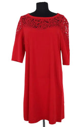 Robe Claudie Pierlot Rouge en Laine, taille L - Seconde Main