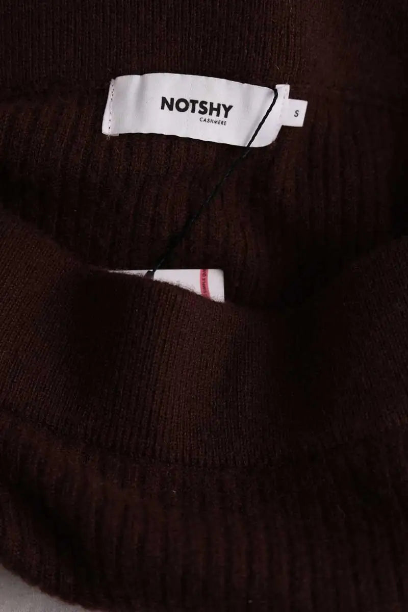 Jupe Notshy Bordeaux en Cachemire