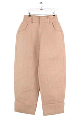 Pantalon large Hanifa Beige en Viscose, taille M - Seconde Main