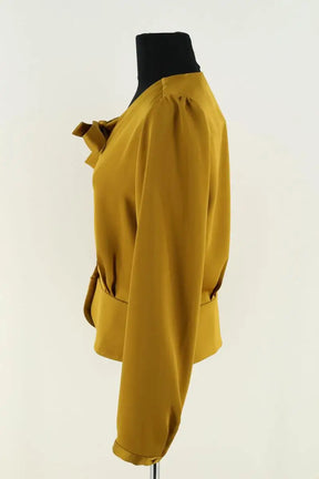 Veste Ines de la Fressange Kaki en Synthétique