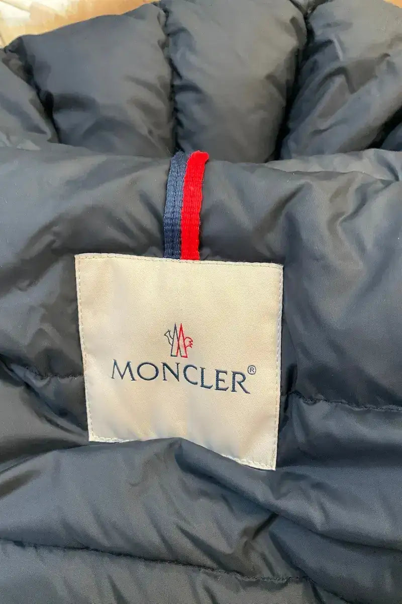 Manteau Moncler Bleu en Synthétique