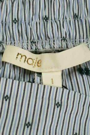 Jupe Maje Bleu en Coton