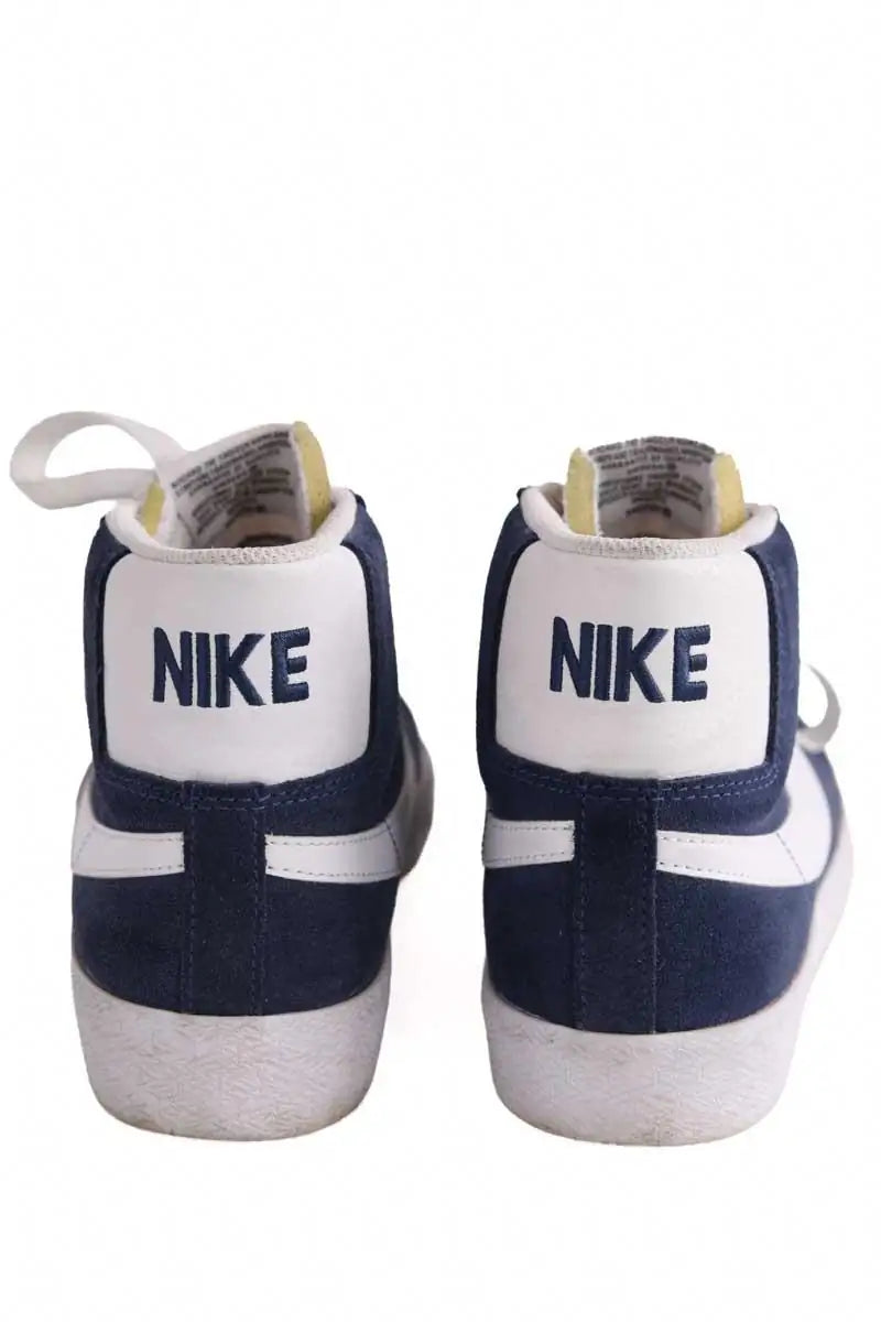 Baskets Nike Blazer Bleu en Tissu
