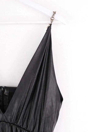 Robe Pinko Noir en Synthétique
