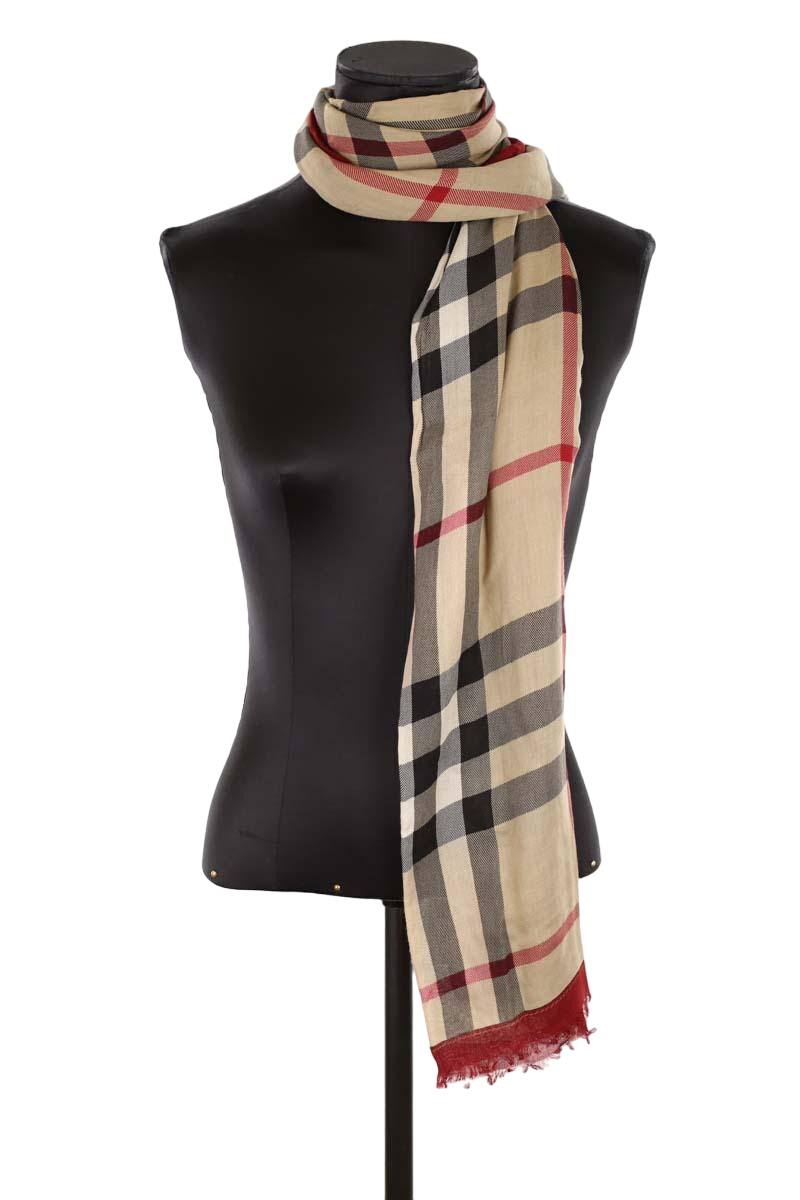 Foulard Burberry  Rouge
