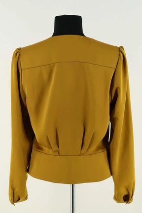 Veste Ines de la Fressange Kaki en Synthétique