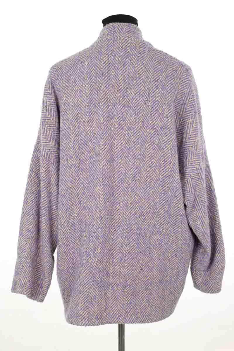 Veste Six Soeurs Violet en Laine