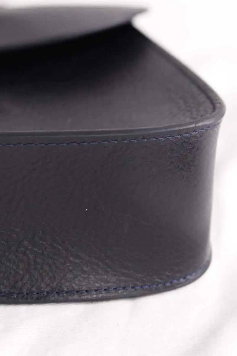 Sac à bandoulière Herbert Frère Soeur Noir en Cuir