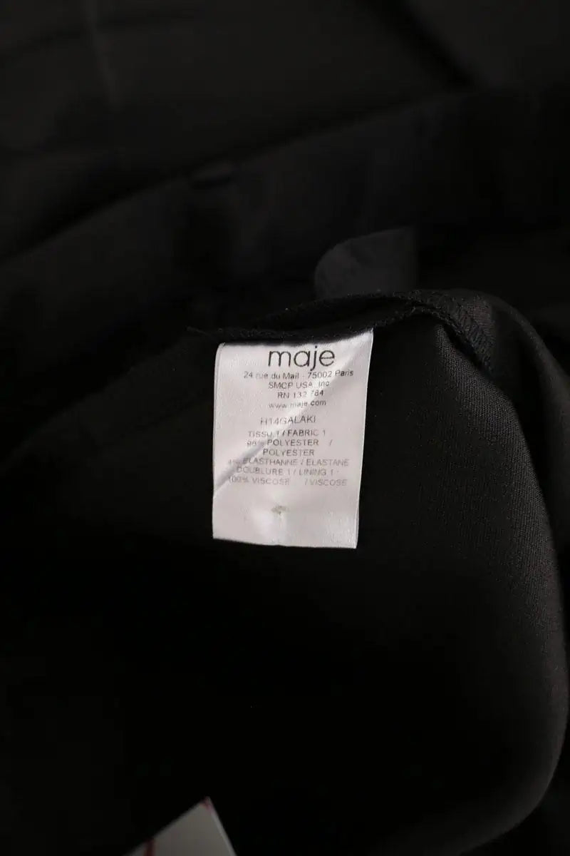 Pantalon droit Maje  Noir