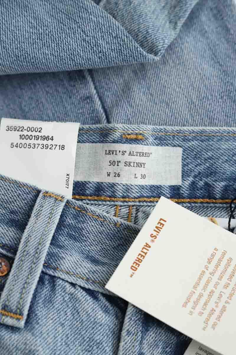 Droit Levi's 501 Bleu