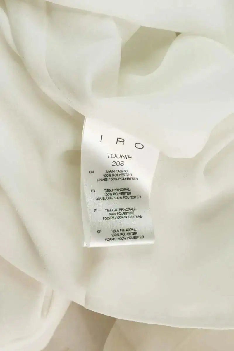 Robe Iro Blanc en Synthétique