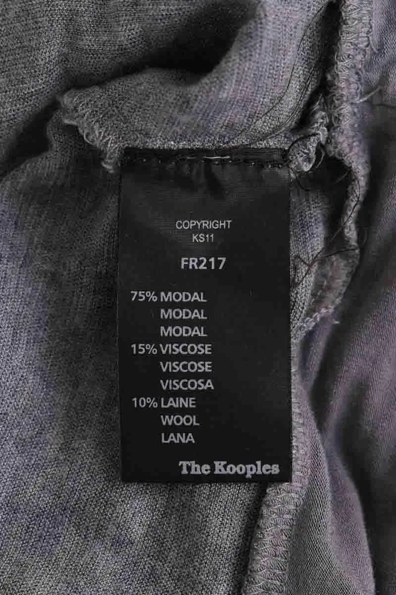 Robe The Kooples Gris en Synthétique