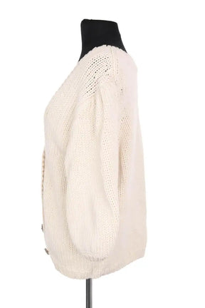 Cardigan Ba&Sh Blanc en Coton