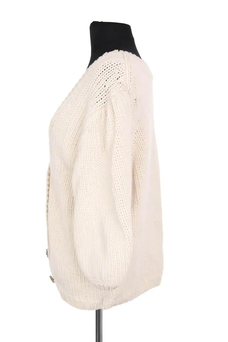 Cardigan Ba&Sh Blanc en Coton