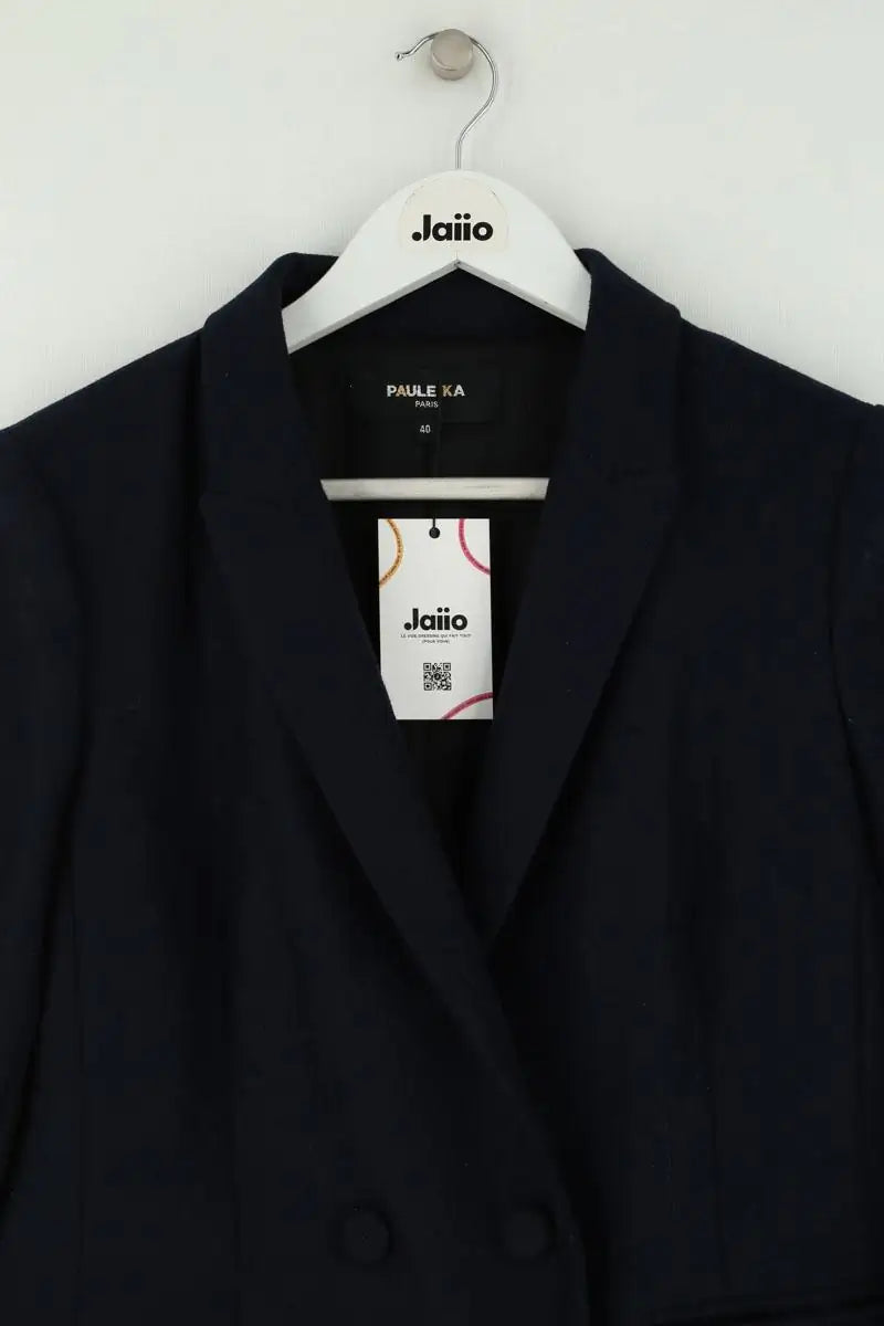 Blazer Paule Ka Marine en Laine