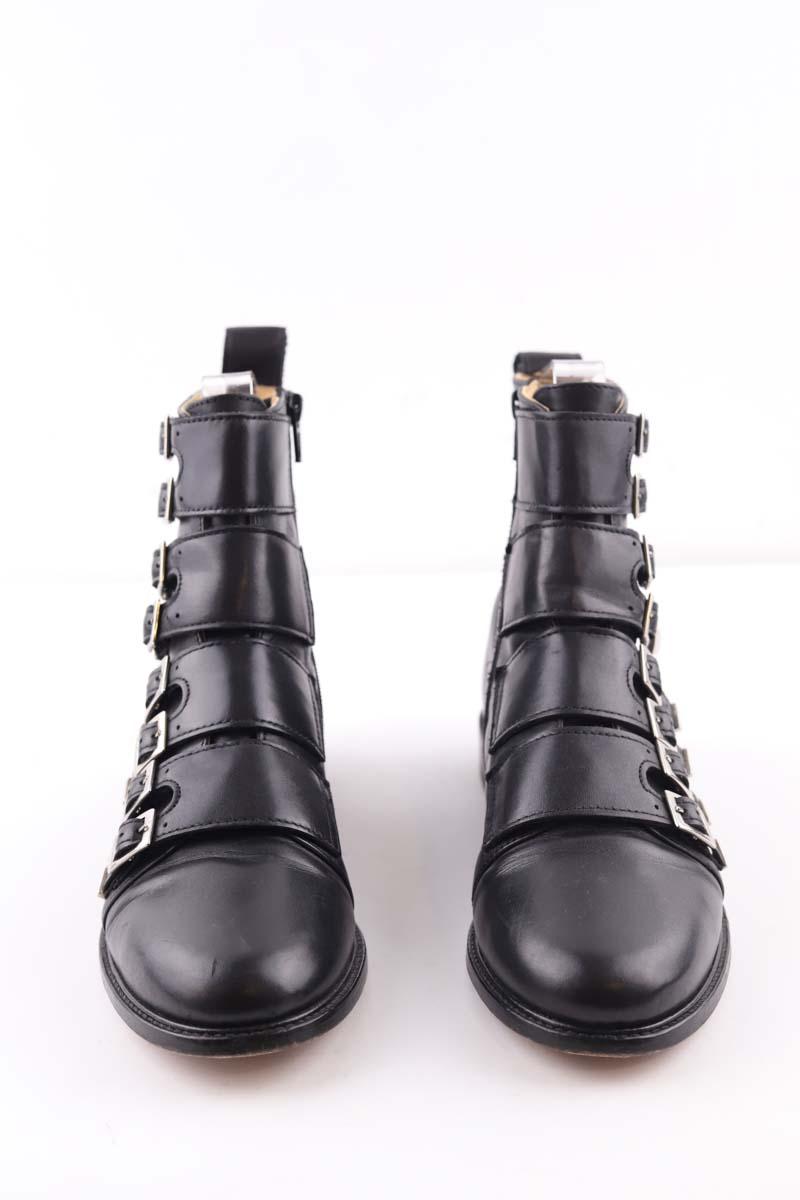 Bottes à boucles Maje  Noir