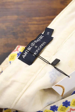 Short Antik Batik  Blanc