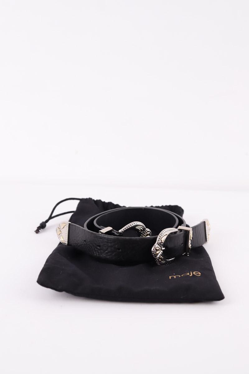 Cuir Maje  Noir