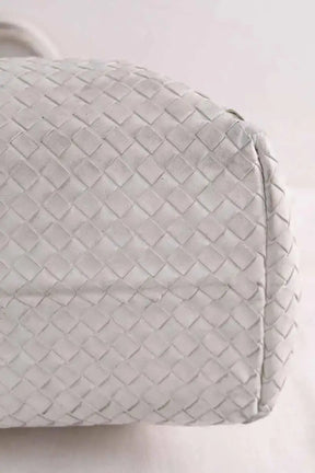 Cabas Bottega Veneta Blanc en Cuir