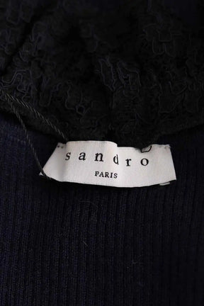 T-shirt Sandro Marine en Viscose