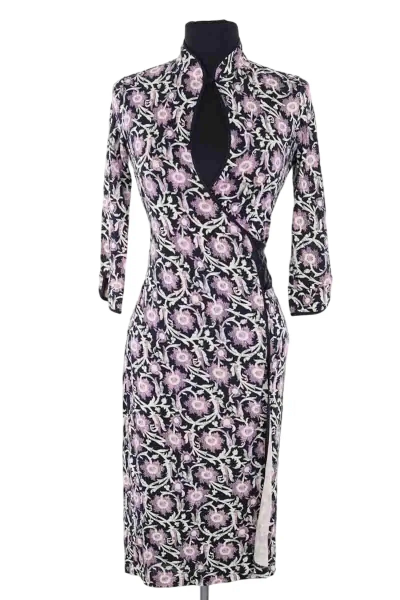 Robe Diane Von Furstenberg Rose en Soie, taille M - Seconde Main