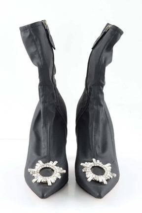 Talons Amina Muaddi  Noir