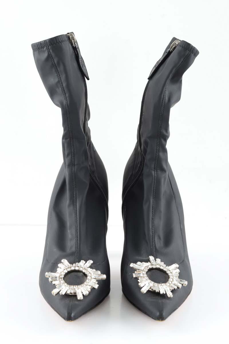 Talons Amina Muaddi  Noir