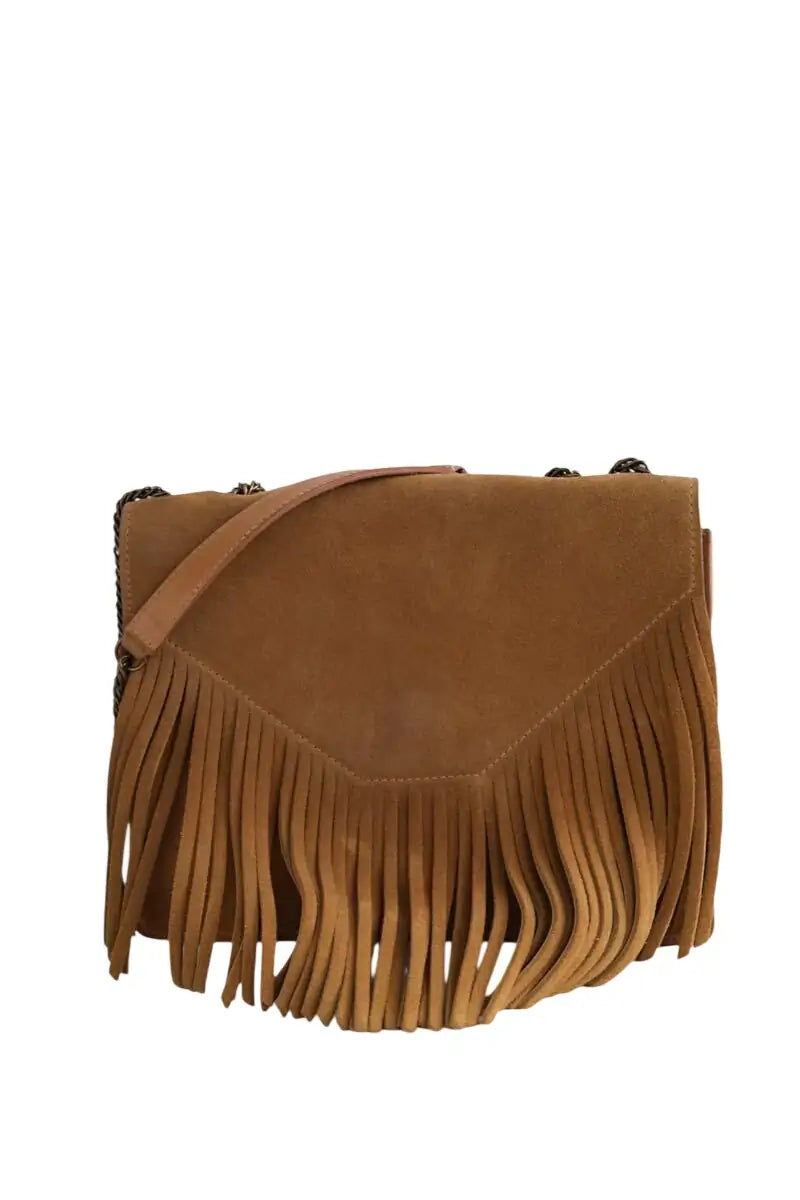 Sac à bandoulière Gerard Darel Camel en Cuir - Seconde Main