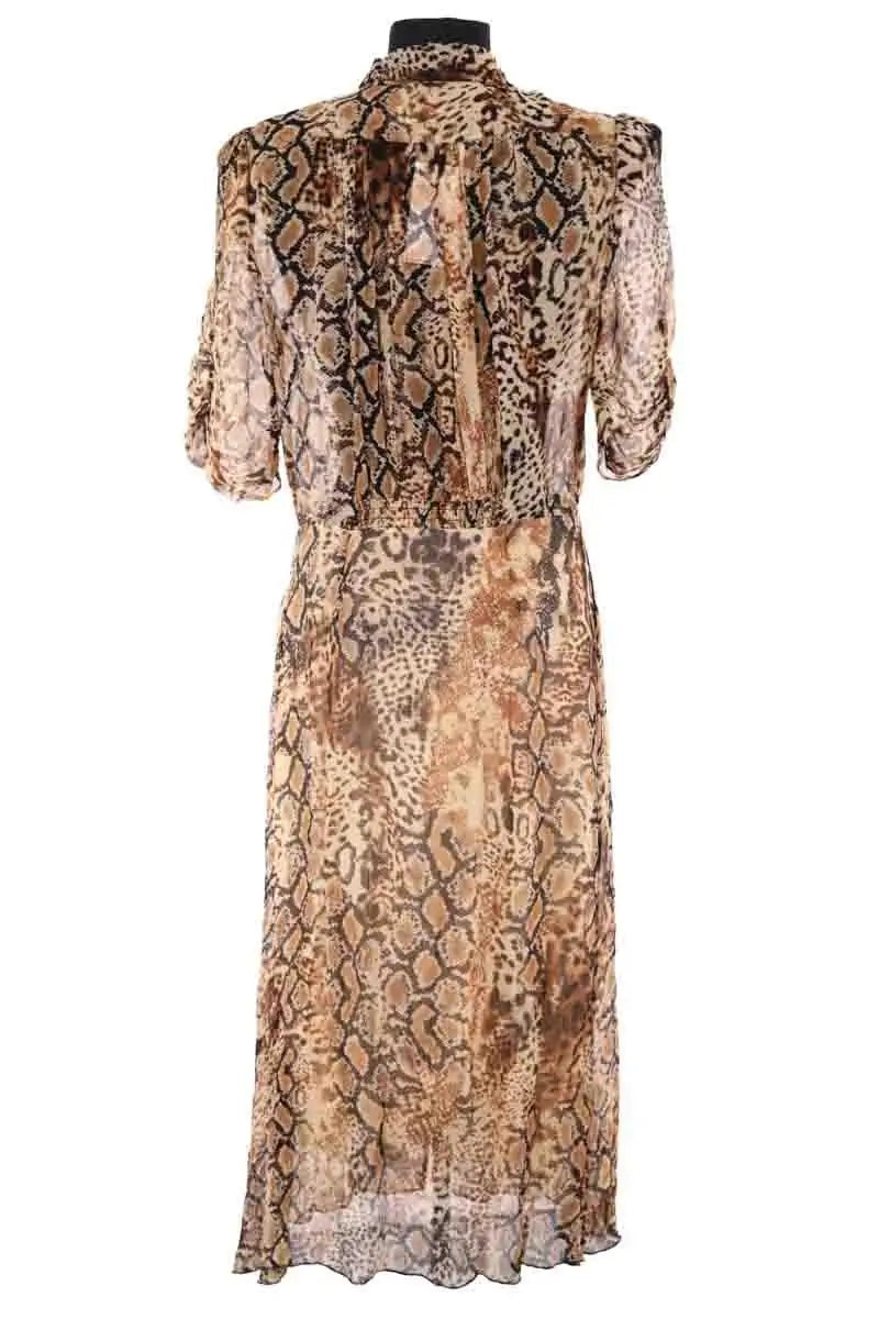 Robe Ba&Sh Marron en Viscose