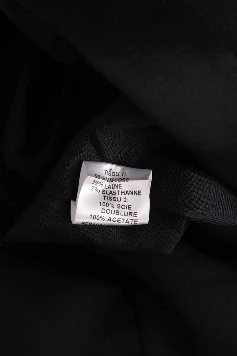 Blazer Maje Noir en Laine