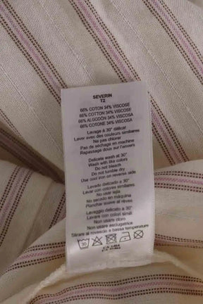 Blouse Des Petits Hauts Beige en Coton