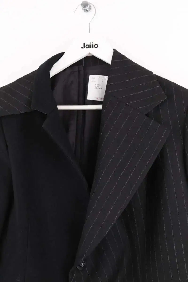 Blazer Sacai Noir en Laine