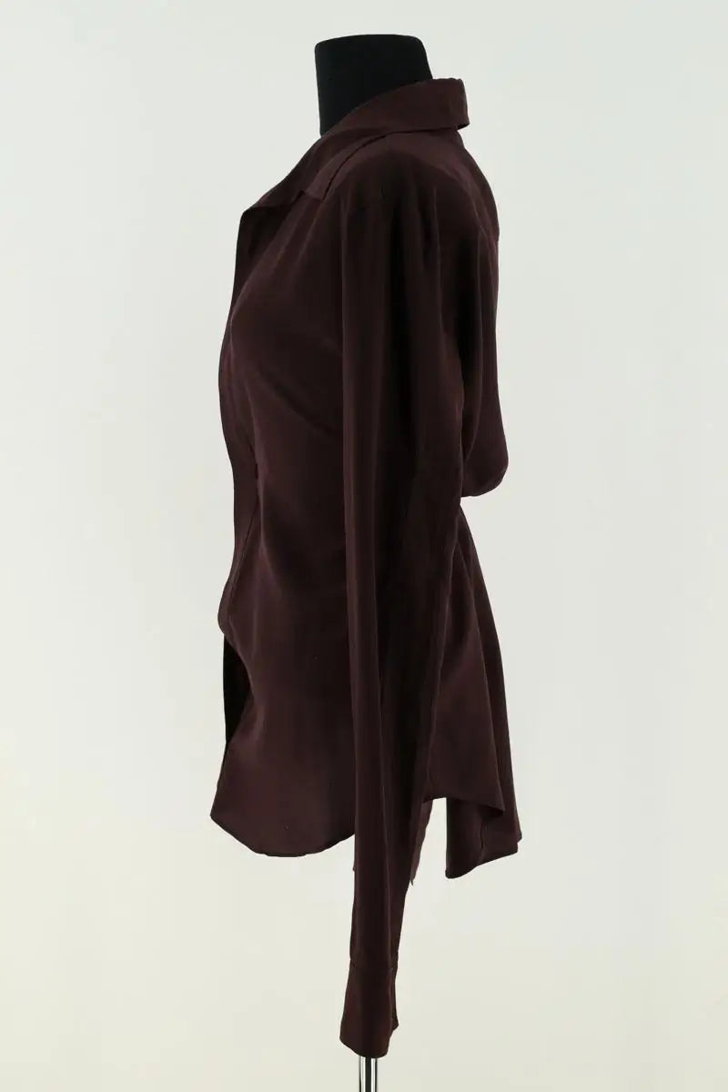 Chemise Gucci Marron en Soie