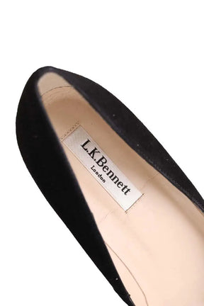 Talons LK Bennett Tess Noir en Daim