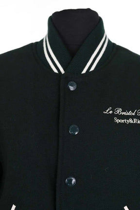 Blouson Sporty & Rich Diana Vert en Laine