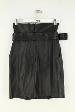 Jupe Ba&Sh Noir en Cuir