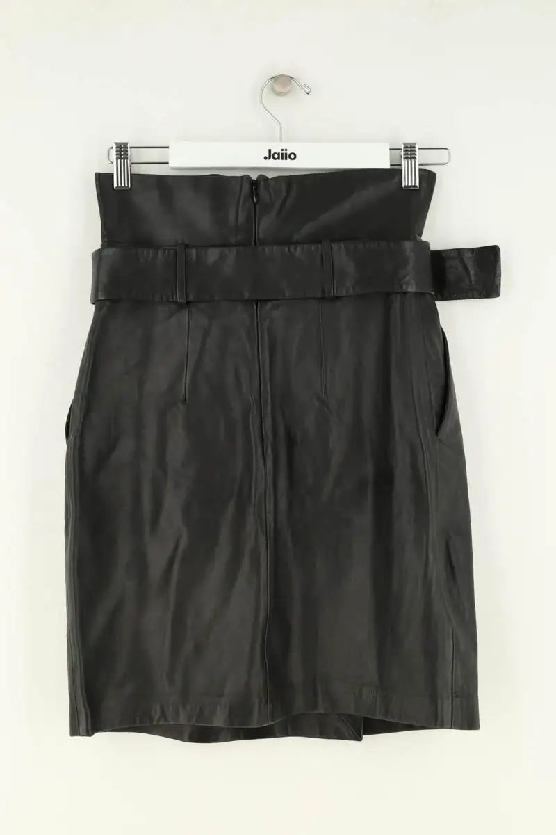 Jupe Ba&Sh Noir en Cuir