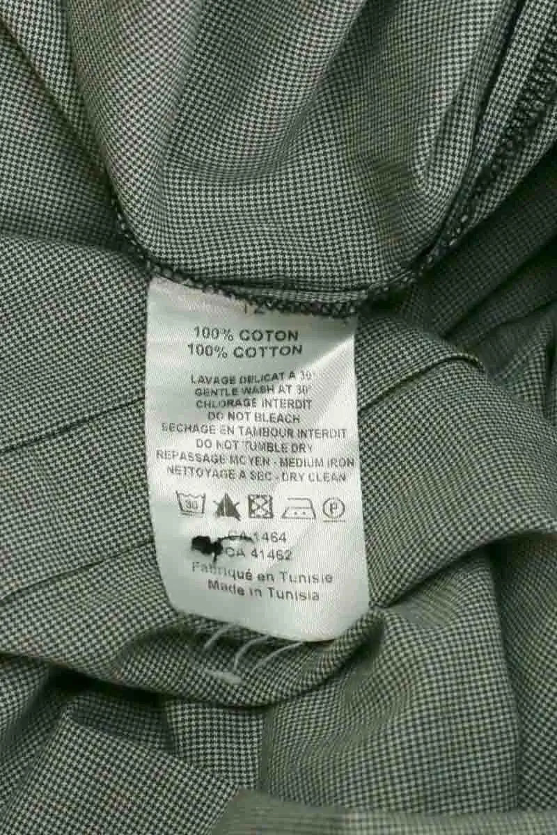 Chemise Des Petits Hauts Gris en Coton