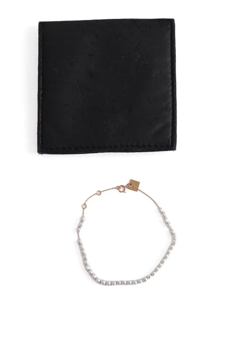 Bracelet Ginette NY Gris en Or rose