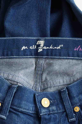 Droit 7 For All Mankind  Bleu