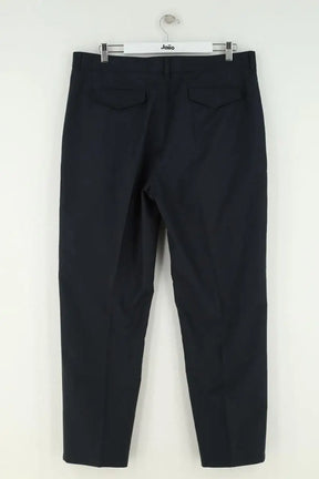 Pantalon droit Dior Bleu en Laine